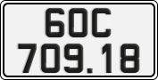 License plate of Vietnam, Cars