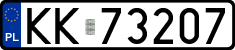 License plates of Poland, Regular car plates