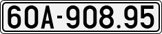 License plate of Vietnam, Cars