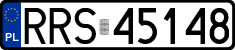 License plates of Poland, Regular car plates