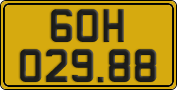 License plate of Vietnam, Commercial vehicles