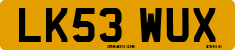 License plate of the United Kingdom, 2001 year system