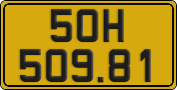 License plate of Vietnam, Commercial vehicles
