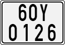 License plate of Vietnam, Motorcycles
