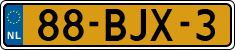 License plate of the Netherlands, Heavy Commercial Vehicles (1994 system)