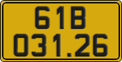 License plate of Vietnam, Commercial vehicles