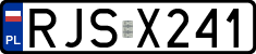 License plates of Poland, Regular car plates