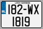 License plate of Ireland, Regular plates