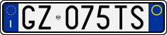 License plate of Italy, Cars (1994 year series)