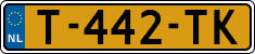 License plate of the Netherlands, Cars