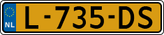 License plate of the Netherlands, Cars