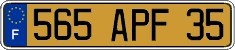 French license plate, FNI