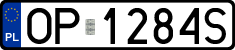 License plates of Poland, Regular car plates