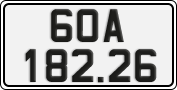 License plate of Vietnam, Cars
