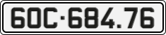 License plate of Vietnam, Cars