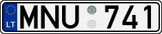 License plate of Lithuania, Cars