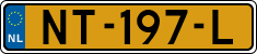 License plate of the Netherlands, Cars