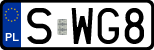 License plates of Poland, Regular car plates