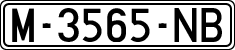 License plates of Spain, 1971 year series