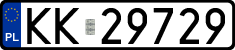 License plates of Poland, Regular car plates