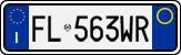 License plate of Italy, Cars (1994 year series)