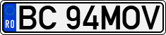 License plate of Romania, Regular plates