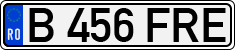 License plate of Romania, Regular plates