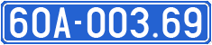 License plate of Vietnam, Government and public administrations