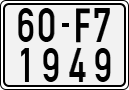 License plate of Vietnam, Motorcycles