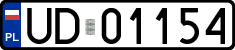 License plates of Poland, Military