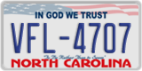 North Carolina, ABC-1234