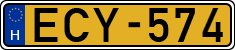 license plates of Hungary, Commercial vehicles (1990)