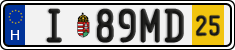 license plates of Hungary, Temporary (2022)
