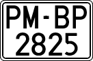 License plates of Spain, 1971 year series
