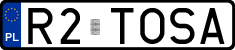 License plates of Poland, Vanity Plates