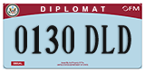 Federal license plates, Diplomatic (United Nations)