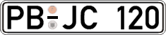 German license plate, Regular plates