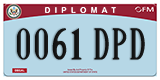 Federal license plates, Diplomatic (United Nations)