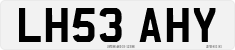 License plate of the United Kingdom, 2001 year system