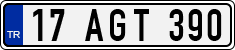 License plate of Turkey, Regular plates