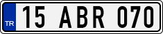 License plate of Turkey, Regular plates