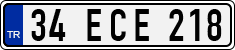 License plate of Turkey, Regular plates