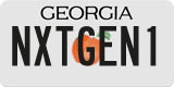 Georgia, Vanity Plates