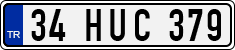 License plate of Turkey, Regular plates
