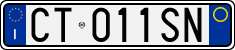 License plate of Italy, Cars (1994 year series)