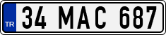 License plate of Turkey, Regular plates