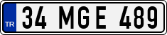 License plate of Turkey, Regular plates