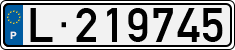 License plate of Portugal, Trailers