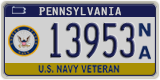 Pennsylvania, Specialty plates (A/B XXXX(X))
