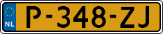License plate of the Netherlands, Cars